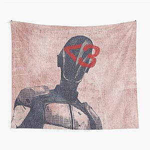 BORDERLANDS  Zer0 Emotion - Heart Emoticon Tapestry