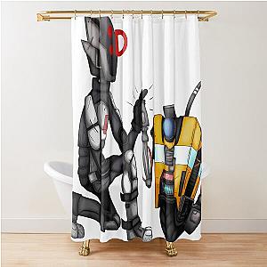 Borderlands High Five Shower Curtain