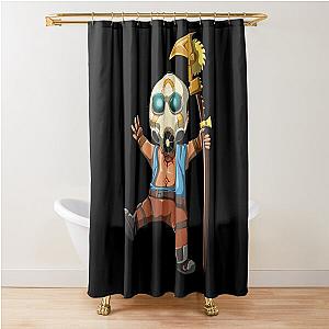 Borderlands 3 Psycho Mask Shower Curtain