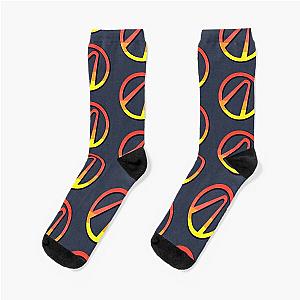 Borderlands vault logo vintage sunset  Socks