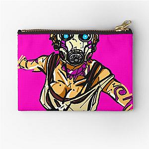 Borderlands 3 Female Psycho in Pink Mask Zipper Pouch