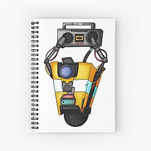 Borderlands Boombox Claptrap Spiral Notebook