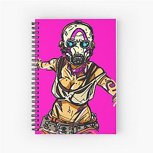 Borderlands 3 Female Psycho in Pink Mask Spiral Notebook