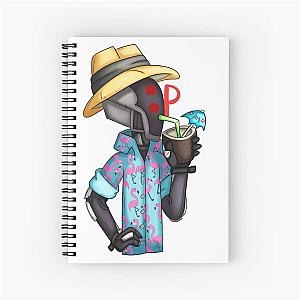 Borderlands Summer Zer0 Spiral Notebook