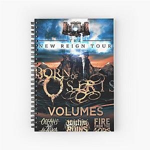 born of osiris the new reign tour 2017 Spiral Notebook