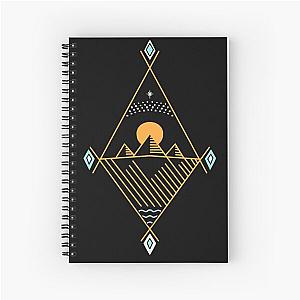 Osiris (three pyramids of Giza)  Spiral Notebook