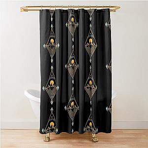 Osiris (three pyramids of Giza)  Shower Curtain