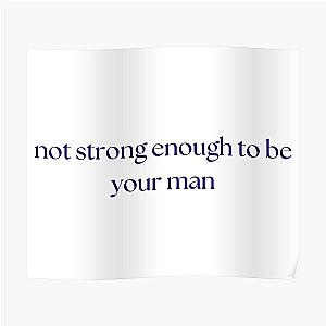 'Not Strong Enough to Be Your Man' by Boygenius Poster RB0208