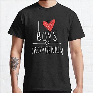 i love boys (boygenius) i love Heart (boygenius)  Classic T-Shirt RB0208