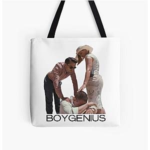 boygenius x Succession Roy siblings (season 3) All Over Print Tote Bag RB0208