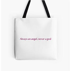 Always an Angel, Never a God: Embracing boygenius' Soulful Melody All Over Print Tote Bag RB0208