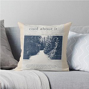 cool about it by boygenius Throw Pillow RB0208