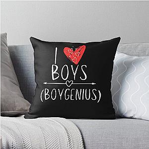 i love boys (boygenius) i love Heart (boygenius)  Throw Pillow RB0208