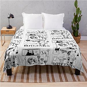 boygenius illustrations Throw Blanket RB0208