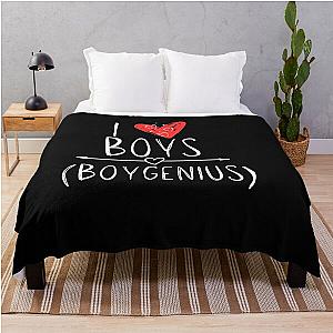 i love boys (boygenius) i love Heart (boygenius)  Throw Blanket RB0208