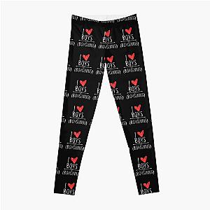 i love boys (boygenius) i love Heart (boygenius)  Leggings RB0208