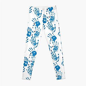 boygenius true blue with text Leggings RB0208