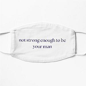 'Not Strong Enough to Be Your Man' by Boygenius Flat Mask RB0208