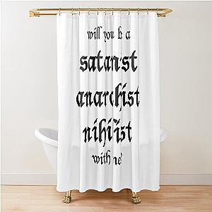 Satanist Boygenius Shower Curtain