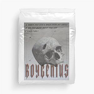 Boygenius Skull (Souvenir) Duvet Cover