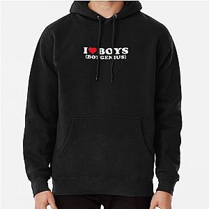 Boygenius I Love Boys - White Pullover Hoodie