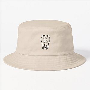 Boygenius "Bite The Hand" Tooth Design Bucket Hat