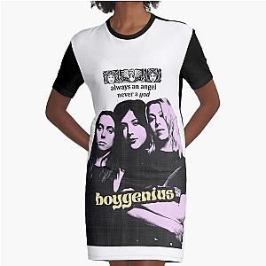 Boygenius Always an angel never a god Graphic T-Shirt Dress