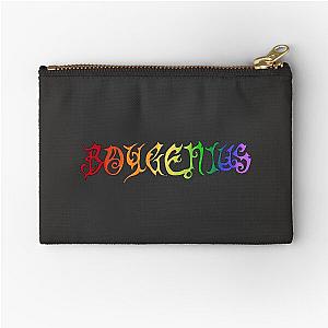 Boygenius Pride Logo (grey background) Zipper Pouch