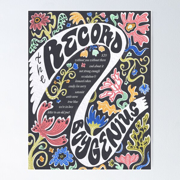 The Record By Boygenius Poster RB0104 | Boygenius Shop ⚡️ Official ...