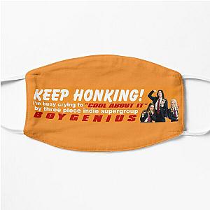 keep honking boygenius bumper sticker Flat Mask