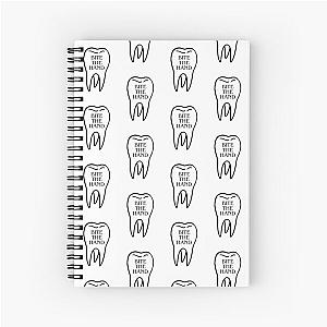 Boygenius "Bite The Hand" Tooth Design Spiral Notebook