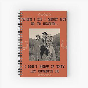 Boygenius Cowboy Poster Spiral Notebook