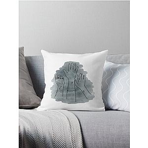 Boygenius Hands Throw Pillow