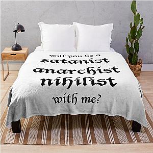 Satanist Boygenius Throw Blanket