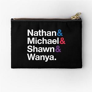 Boyz II Men Names & Ampersand Style Zipper Pouch