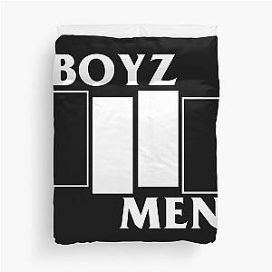 Boyz Men Emotional Ballads And A Cappella Harmony , Black Flag Parody Techno Duvet Cover