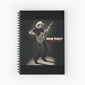 Brad Paisley Hits Alive Spiral Notebook