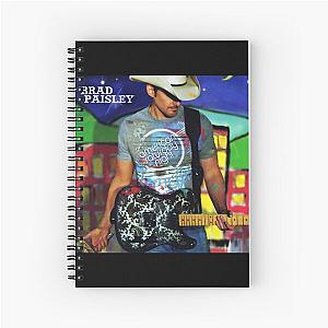 Brad Paisley American saturday night Spiral Notebook