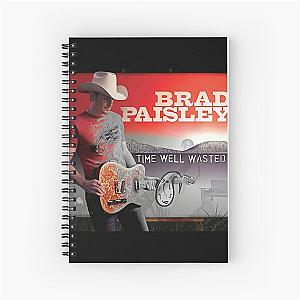 Brad Paisley Time well wasted Spiral Notebook