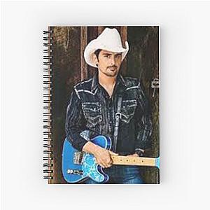 Brad Paisley - Poster Spiral Notebook