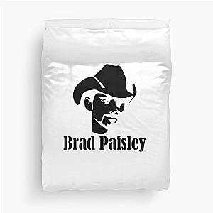 Brad Paisley black paint hat Duvet Cover