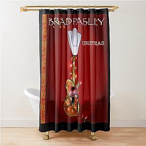 Brad Paisley Christmas Shower Curtain