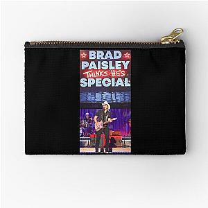 brad paisley world tour Zipper Pouch