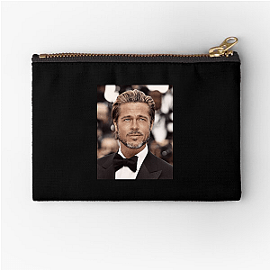 Brad Pitt Hollywood's Golden Boy Brad Pitt Zipper Pouches