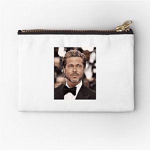 Brad Pitt Hollywood's Golden Boy Brad Pitt Zipper Pouches