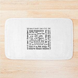 Brantley Gilbert Songs back Bath Mat