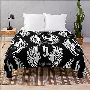 Band Brantley Gilbert Music Tour Logo Throw Blanket