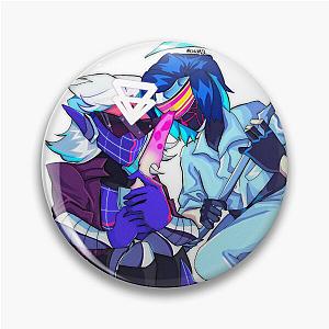 Brawlhalla SYNTHWAVE Val and Nix! Pin