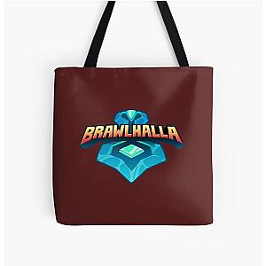 Brawlhalla logo   All Over Print Tote Bag