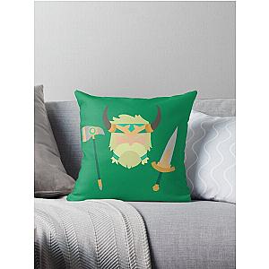 Brawlhalla Bödvar Throw Pillow